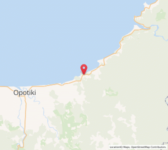 Map of Awaawakino, Bay of Plenty