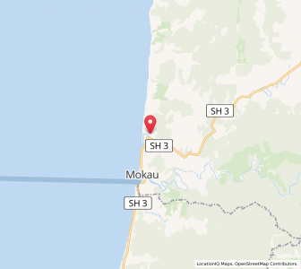 Map of Awakino, Waikato