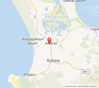 Map of Awanui, Northland