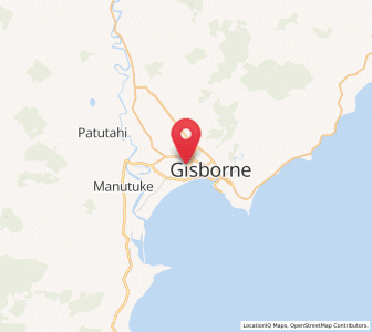 Map of Awapuni, Gisborne