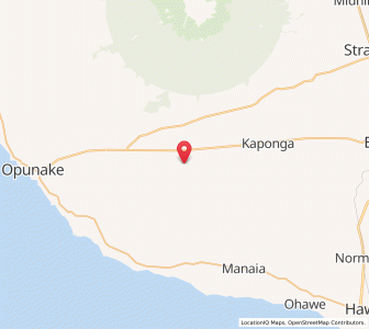 Map of Awatuna, Taranaki
