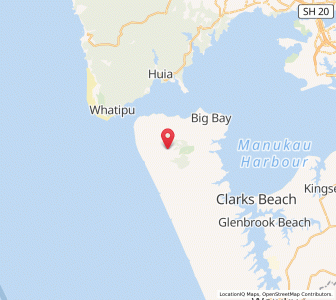 Map of Awhitu Central, Auckland