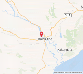 Map of Barnego, Otago