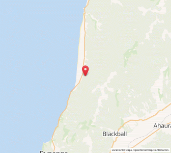 Map of Barrytown, West Coast