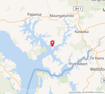 Map of Batley, Northland