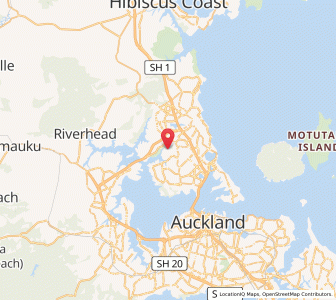 Map of Bay View, Auckland