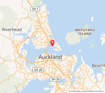 Map of Bayswater, Auckland