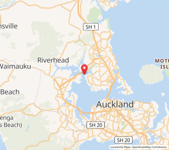 Map of Beach Haven, Auckland