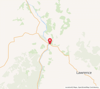 Map of Beaumont, Otago