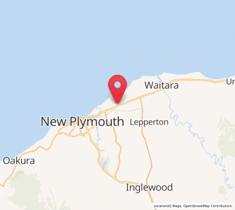 Map of Bell Block, Taranaki