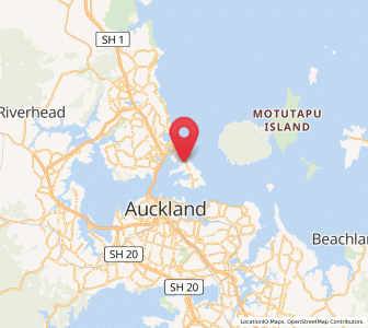 Map of Belmont, Auckland