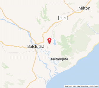 Map of Benhar, Otago