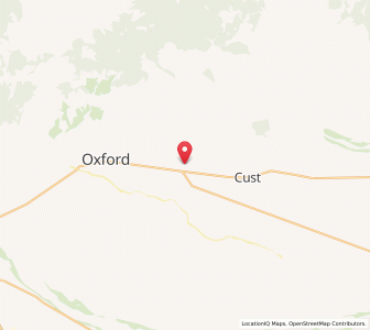 Map of Bennetts, Canterbury