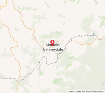 Map of Benneydale, Taranaki