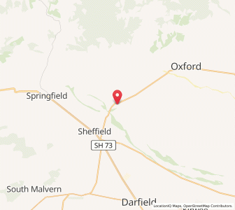 Map of Bexley, Canterbury