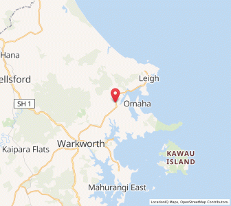 Map of Big Omaha, Auckland