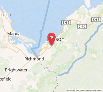 Map of Bishopdale, Nelson