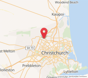 Map of Bishopdale, Canterbury