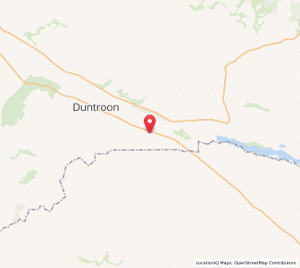Map of Bortons, Canterbury