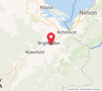 Map of Brightwater, Tasman