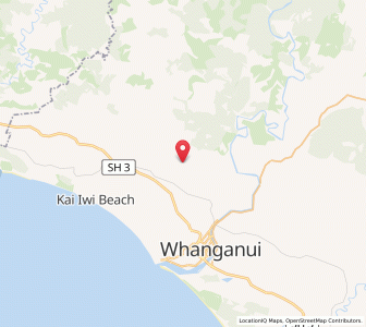 Map of Brunswick, Manawatu-Wanganui