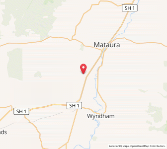 Map of Brydone, Southland