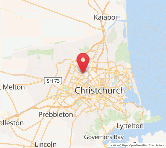 Map of Bryndwr, Canterbury