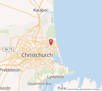 Map of Burwood, Canterbury