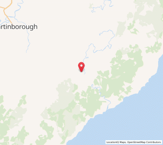Map of Bush Gully, Wellington
