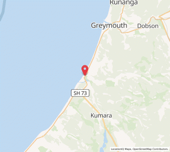 Map of Camerons, West Coast