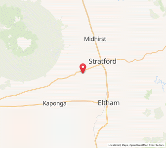 Map of Cardiff, Taranaki