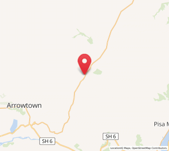 Map of Cardrona, Otago
