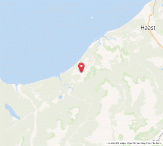 Map of Carters Mill, West Coast