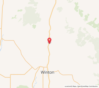 Map of Centre Bush, Southland