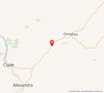 Map of Chatto Creek, Otago