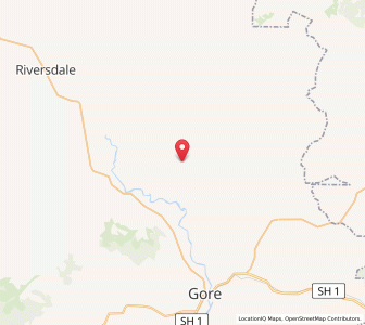 Map of Chatton, Southland