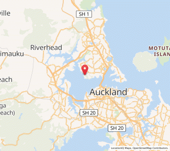 Map of Chelsea, Auckland