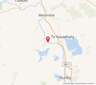 Map of Churchill, Waikato