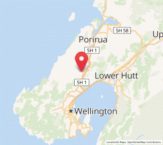 Map of Churton Park, Wellington