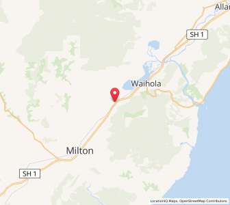 Map of Clarendon, Otago