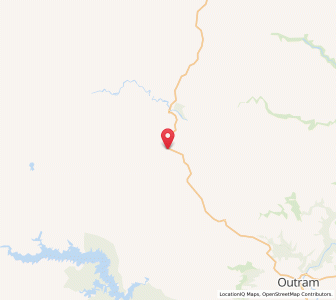 Map of Clarks, Otago