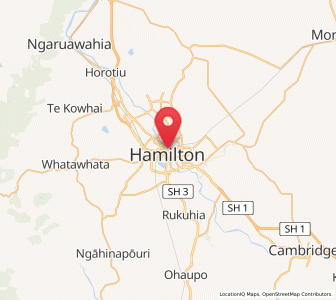 Map of Claudelands, Waikato