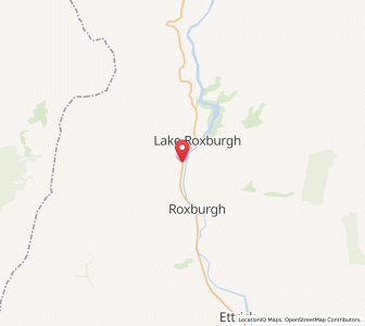 Map of Coal Creek Flat, Otago