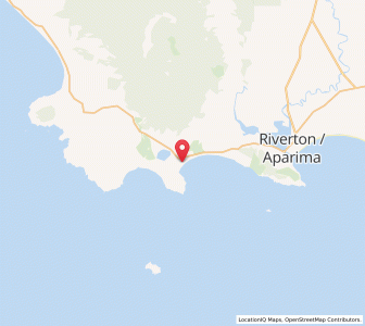 Map of Colac Bay, Southland