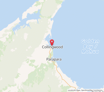 Map of Collingwood, Tasman