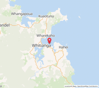 Map of Cooks Beach, Auckland