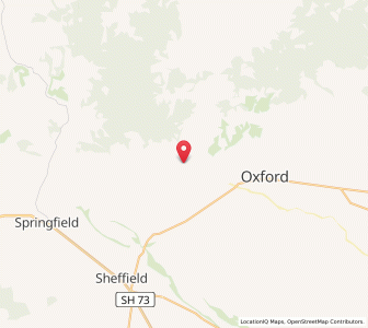 Map of Coopers Creek, Canterbury