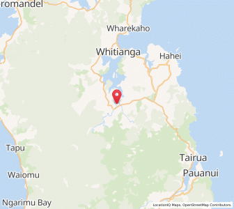 Map of Coroglen, Waikato