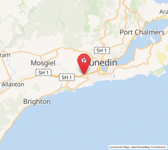 Map of Corstorphine, Otago