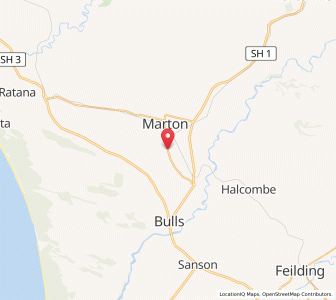 Map of Crofton, Manawatu-Wanganui